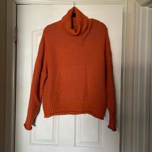 Orange oversized sweater